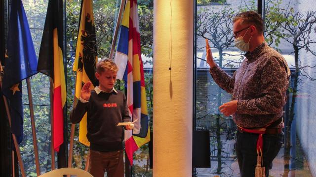 Het bestuur van onze gemeente - nieuwe kinderburgemeester 2