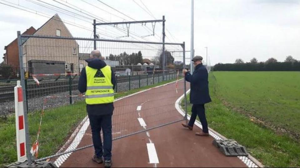 13/11/2020 Fietsostrade F105 update - Alweer 5 kilometer erbij